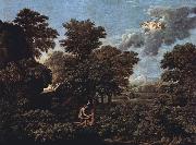 Nicolas Poussin Hut and Well on Rugen (mk10) France oil painting artist